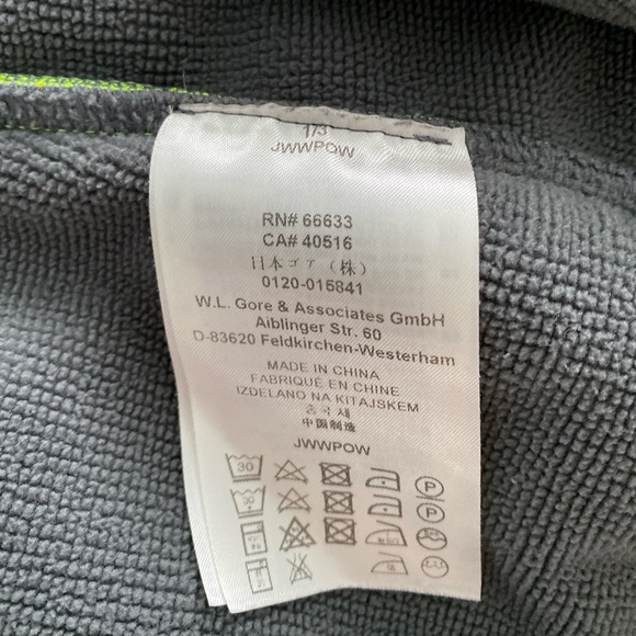 The GORE Bike Wear Windstopper Jacket Men's Cycling Full Zip Size Small S - Picture 12 of 15